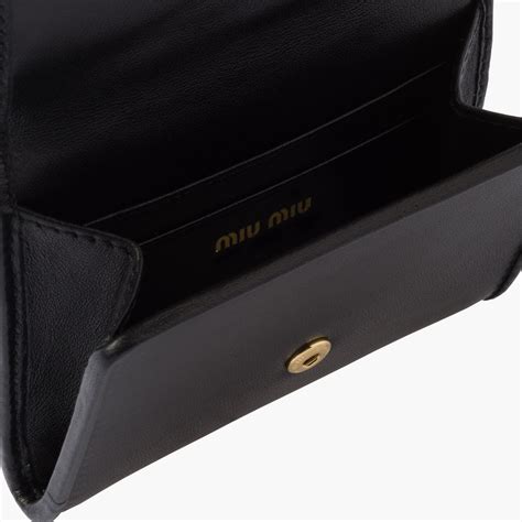 miu miu card case|Miu Miu Matelassé nappa.